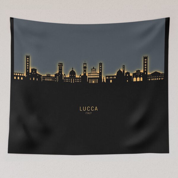 Item preview, Lucca Italy Skyline designed and sold by ArtPrints.