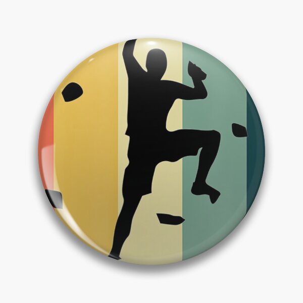 Item preview, Awesome Retro Wall Climber Rock Mountain Climbing Bouldering designed and sold by GabiStock.