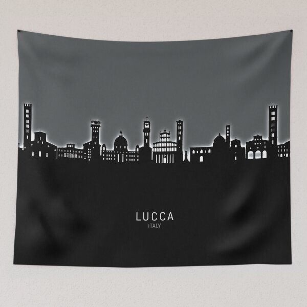 Item preview, Lucca Italy Skyline designed and sold by ArtPrints.