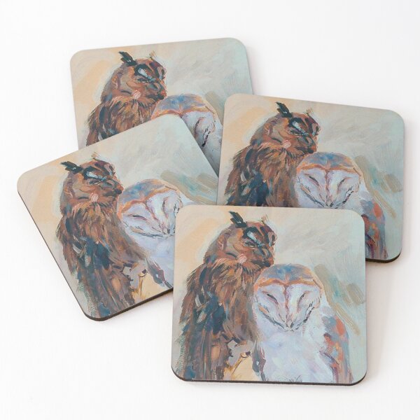 Item preview, Vintage work in progress painting of Birds designed and sold by IliaLobell.