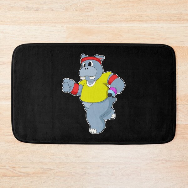 Item preview, Hippo at Running designed and sold by Snabdesign84.