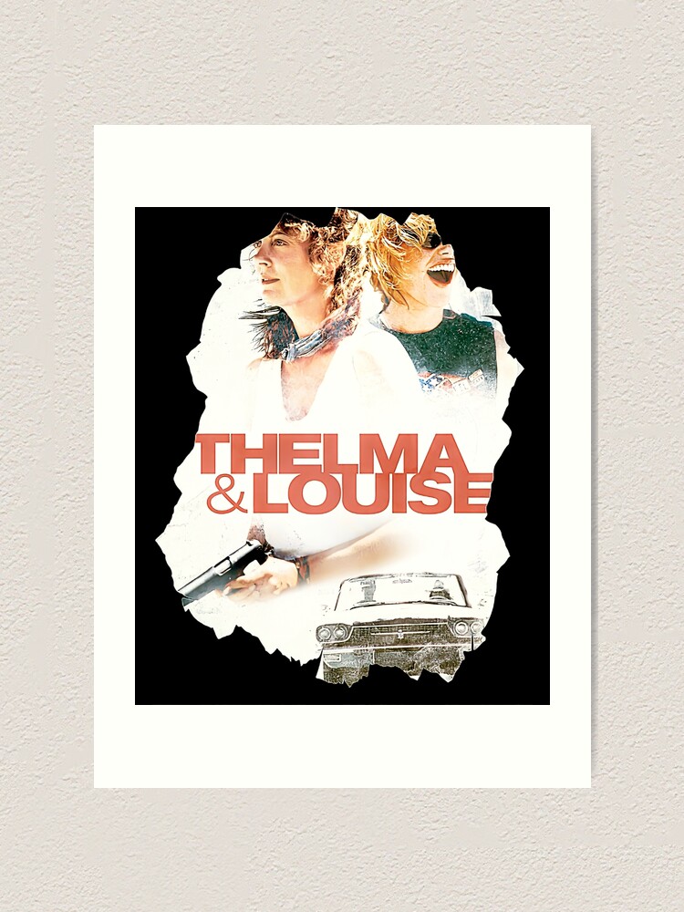 Thelma and Louise Art Print Feminist Art Friendship Art 