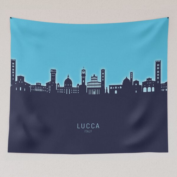 Item preview, Lucca Italy Skyline designed and sold by ArtPrints.