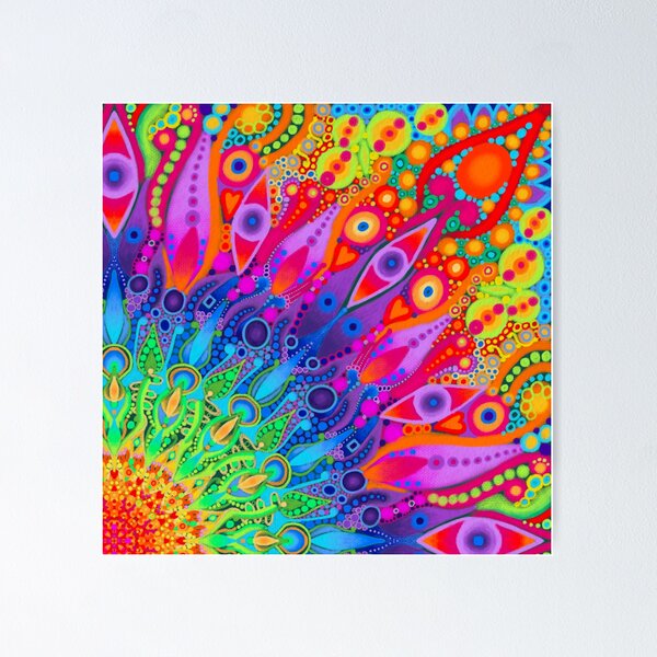 Artikelvorschau, Regenbogen-Mandala (beschnitten) entworfen und verkauft von LindsayCat.