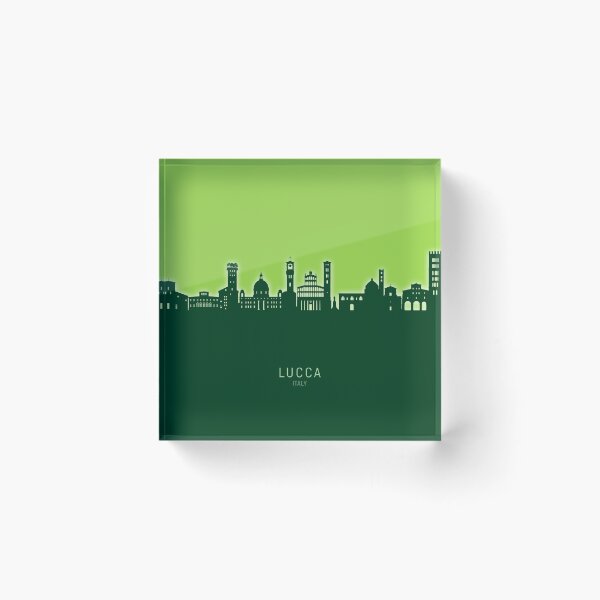 Item preview, Lucca Italy Skyline designed and sold by ArtPrints.