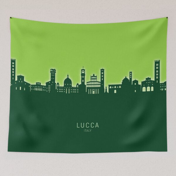 Item preview, Lucca Italy Skyline designed and sold by ArtPrints.