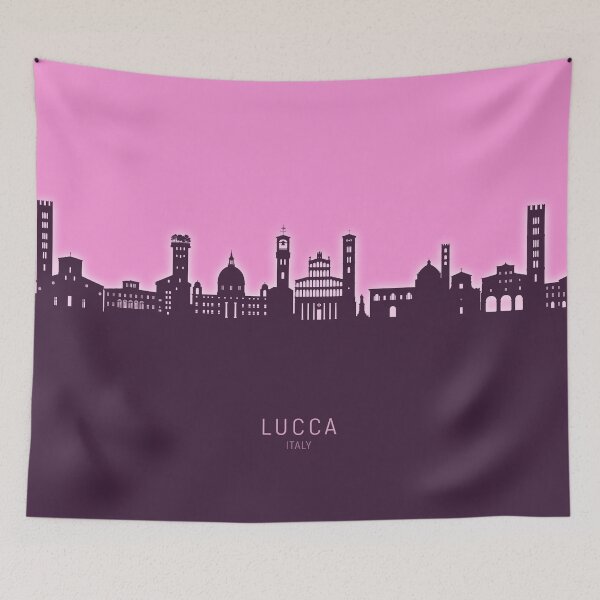 Item preview, Lucca Italy Skyline designed and sold by ArtPrints.