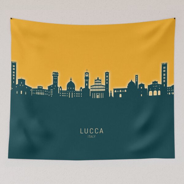Item preview, Lucca Italy Skyline designed and sold by ArtPrints.