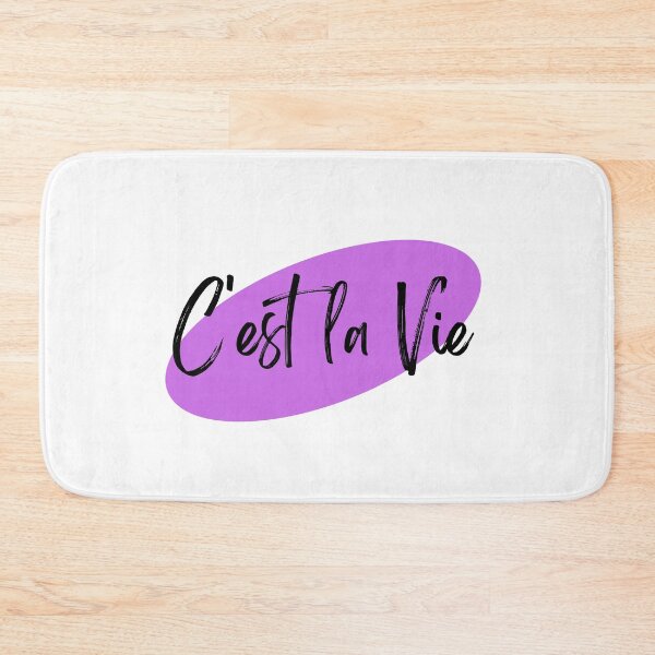 Item preview, French C'est la Vie Purple designed and sold by JanesCreations.