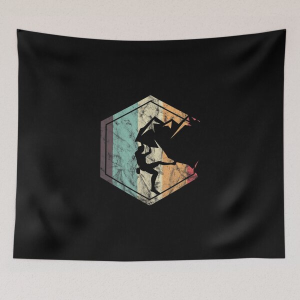 Item preview, Awesome Rock Climbing Retro Mountain Climber Hiker Alpinism designed and sold by GabiStock.