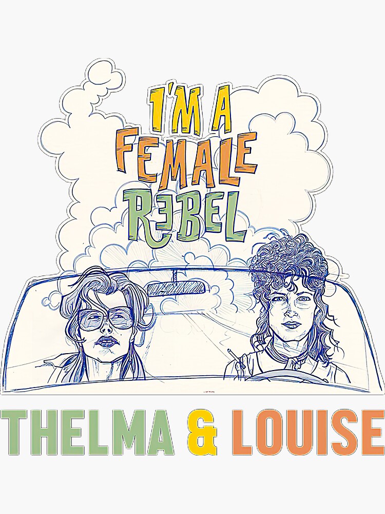 Thelma and Louise sticker - Peepa's