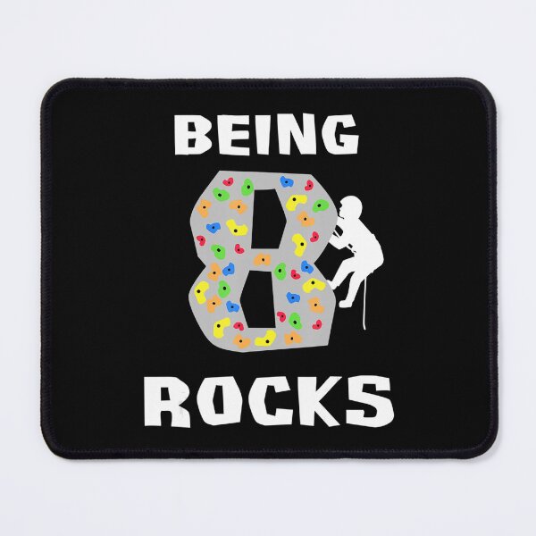 Item preview, Being 8 Years Old Rocks Funny Rock Climber Birthday designed and sold by GabiStock.