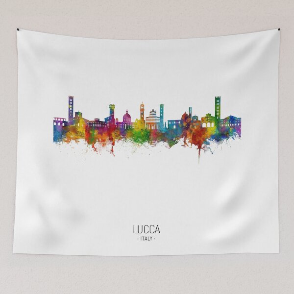 Item preview, Lucca Italy Skyline designed and sold by ArtPrints.