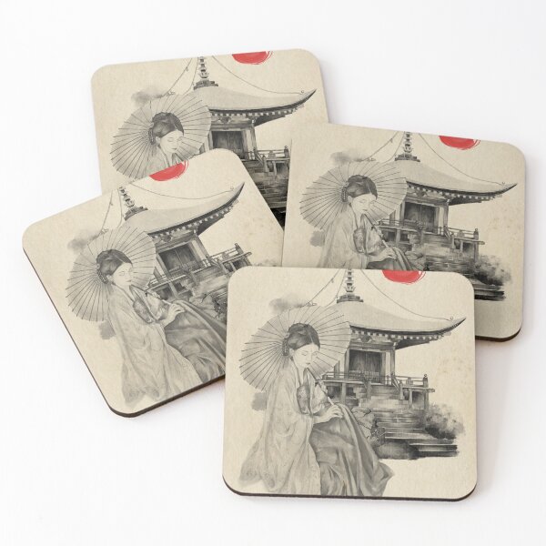 Item preview, Geisha in the garden designed and sold by LuciaS.