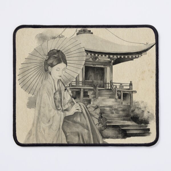Item preview, Geisha in the garden designed and sold by LuciaS.