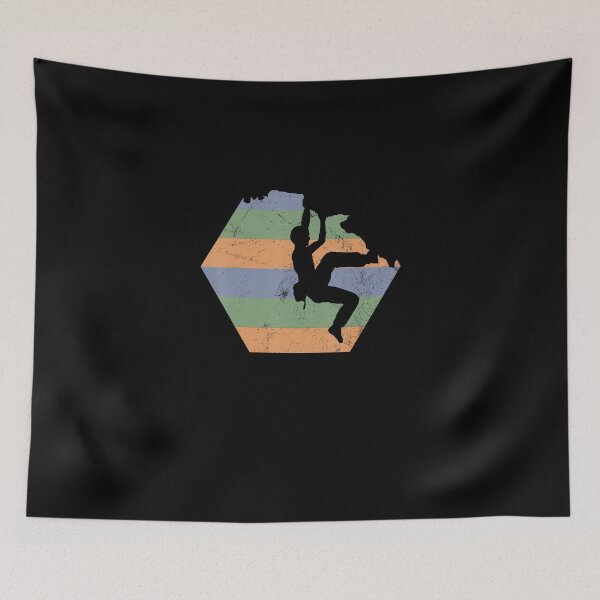 Item preview, Bouldering Climbing Climber Retro designed and sold by GabiStock.