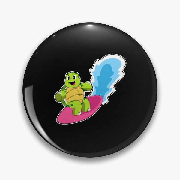 Item preview, Turtle as Surfer with Surfboard designed and sold by Snabdesign84.