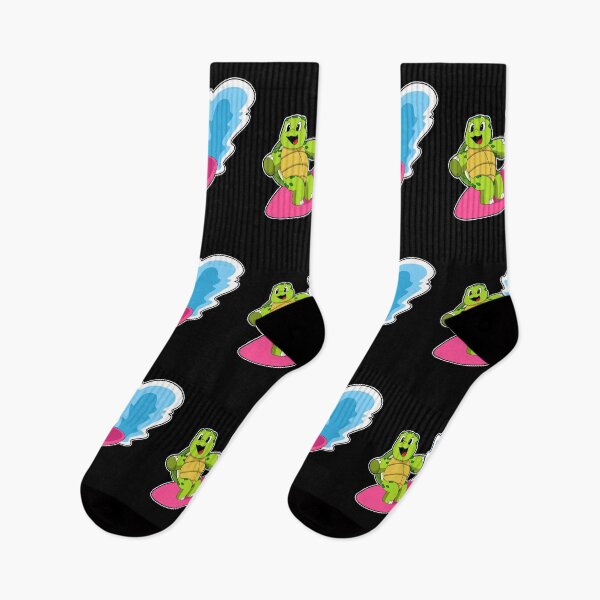 Item preview, Turtle as Surfer with Surfboard designed and sold by Snabdesign84.