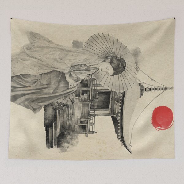 Item preview, Geisha in the garden designed and sold by LuciaS.