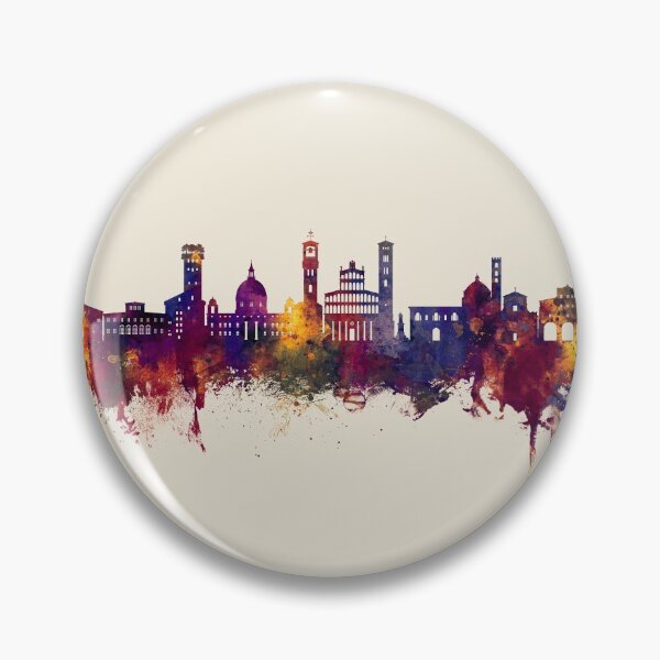 Item preview, Lucca Italy Skyline designed and sold by ArtPrints.