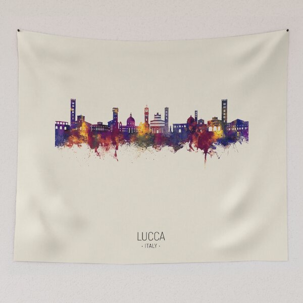 Item preview, Lucca Italy Skyline designed and sold by ArtPrints.