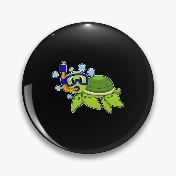 Item preview, Turtle at Diving with Snorkel designed and sold by Snabdesign84.