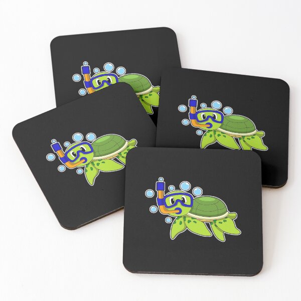 Item preview, Turtle at Diving with Snorkel designed and sold by Snabdesign84.