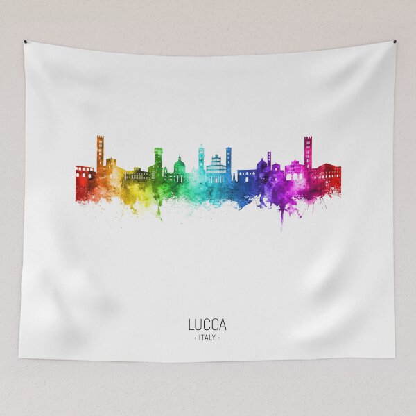 Item preview, Lucca Italy Skyline designed and sold by ArtPrints.