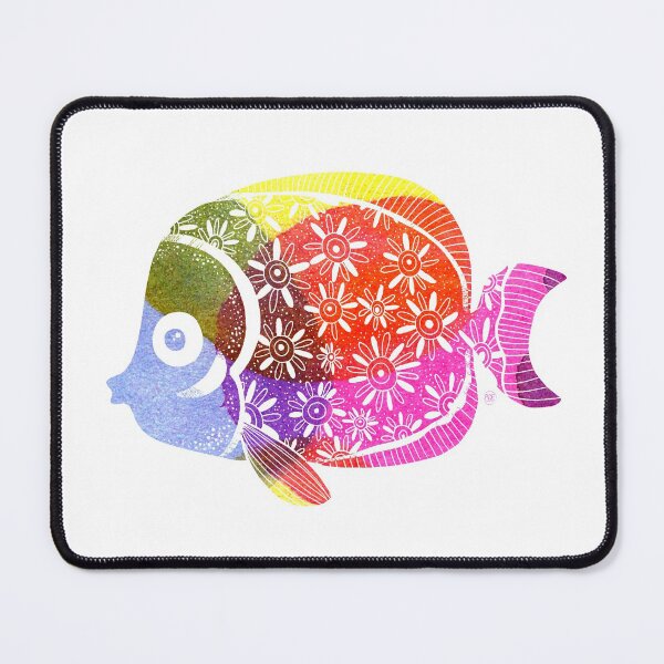 Item preview, Flowers fish (color) designed and sold by adeillustrator.