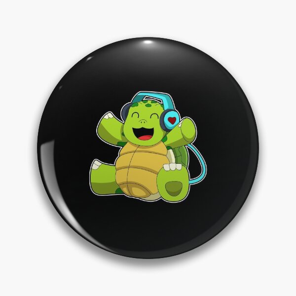 Item preview, Turtle at Music with Headphone designed and sold by Snabdesign84.