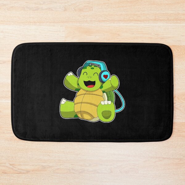 Item preview, Turtle at Music with Headphone designed and sold by Snabdesign84.