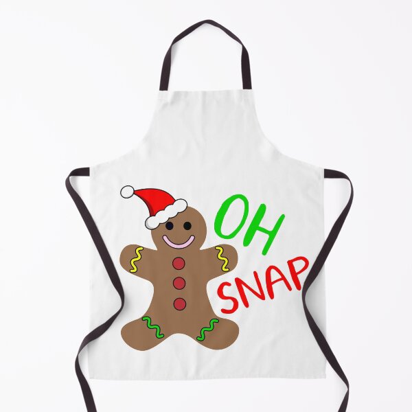 Item preview, Christmas Gingerbread Man Oh Snap pun  designed and sold by toastygoat.