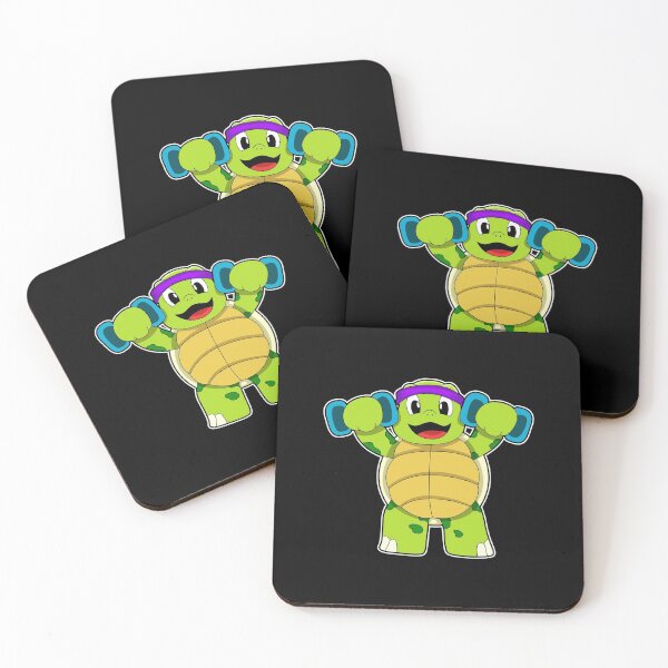 Item preview, Turtle at Strength training with Dumbbells designed and sold by Snabdesign84.