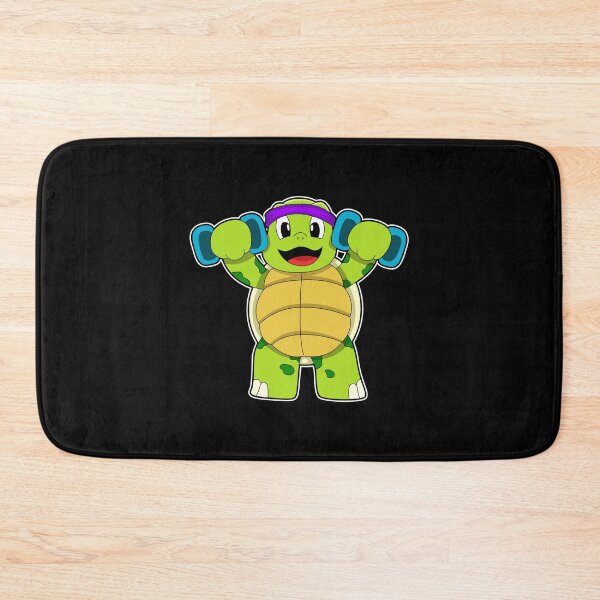 Item preview, Turtle at Strength training with Dumbbells designed and sold by Snabdesign84.