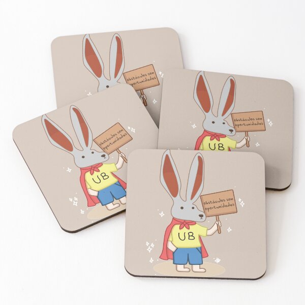 Item preview, Obstaculos Son Oportunidades - Bunny with a Sign - Rick Flag   designed and sold by HANAH-Boutique.