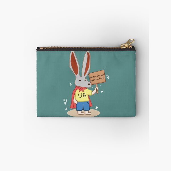 Item preview, Obstaculos Son Oportunidades - Bunny with a Sign - Rick Flag   designed and sold by HANAH-Boutique.