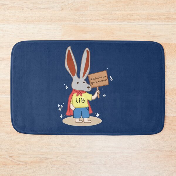 Item preview, Obstaculos Son Oportunidades - Bunny with a Sign - Rick Flag   designed and sold by HANAH-Boutique.