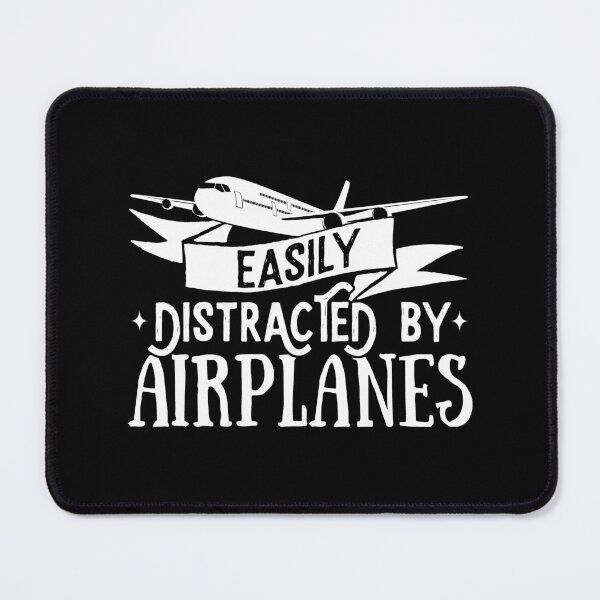 Item preview, Easily Distracted By Airplanes - Pilot Aviation Flight graphic designed and sold by theodoros20.