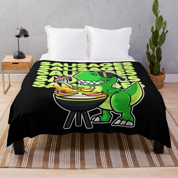 Item preview, Cool Dinosaur Tyrannosaurus Cooking Sausages Barbecue BBQ design designed and sold by theodoros20.