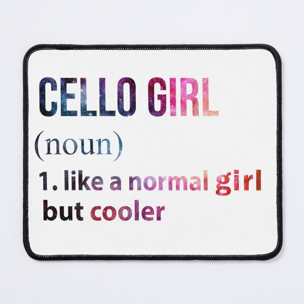 Item preview, Cello Girl like a normal Girl but cooler galaxy designed and sold by jentochicken.