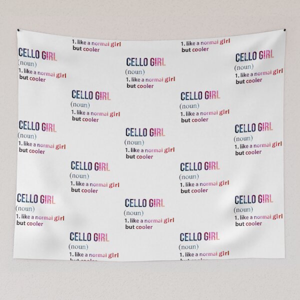Item preview, Cello Girl like a normal Girl but cooler galaxy designed and sold by jentochicken.