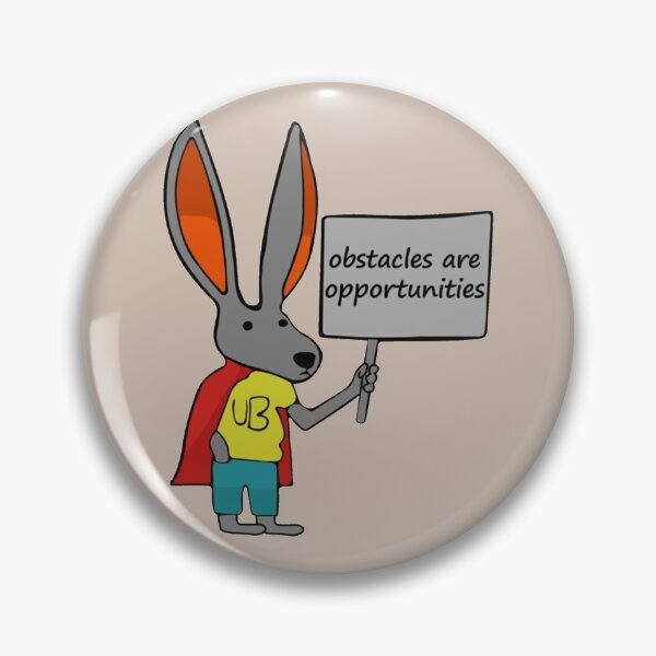 Item preview, Rick Funny Rabbit Flag obstaculos son oportunidades   designed and sold by HANAH-Boutique.