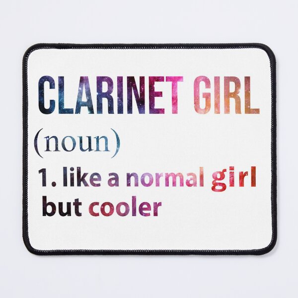 Item preview, Clarinet Girl like a normal Girl but cooler galaxy designed and sold by jentochicken.
