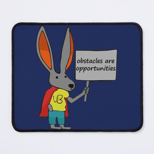Item preview, Rick Funny Rabbit Flag obstaculos son oportunidades designed and sold by HANAH-Boutique.
