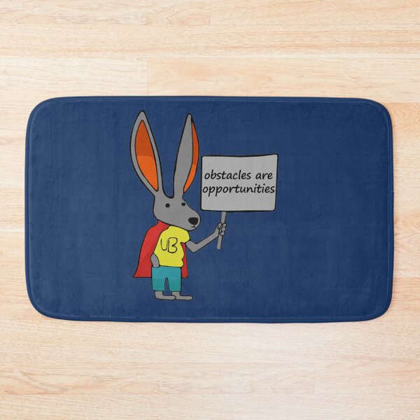 Item preview, Rick Funny Rabbit Flag obstaculos son oportunidades   designed and sold by HANAH-Boutique.