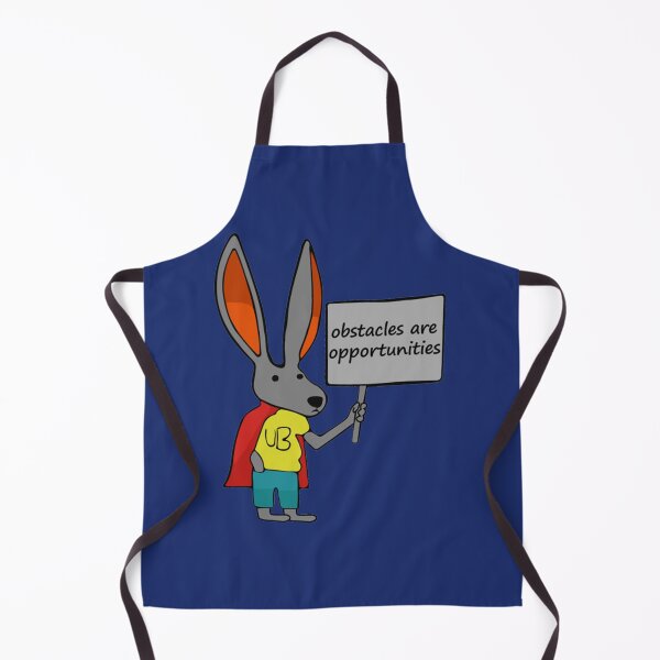 Item preview, Rick Funny Rabbit Flag obstaculos son oportunidades   designed and sold by HANAH-Boutique.