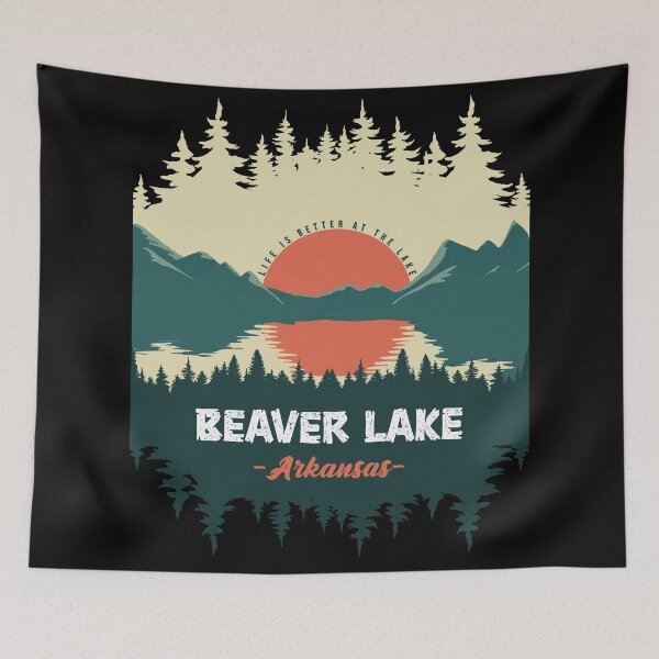 Item preview, Retro Beaver Lake Arkansas designed and sold by Friday NightCo.