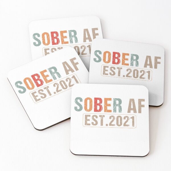 Item preview, Sober AF Since 2021 sobriety Sober Anniversary sober life  designed and sold by Dream-bubble.