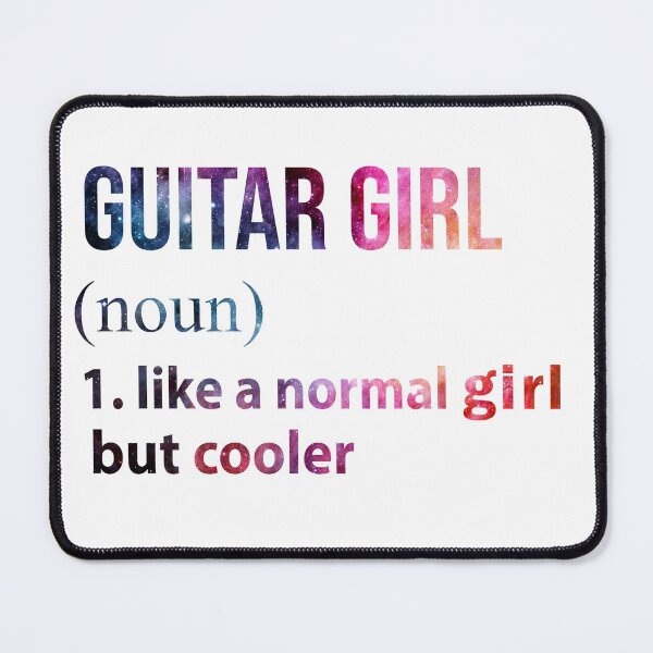 Item preview, Guitar Girl like a normal Girl but cooler galaxy designed and sold by jentochicken.
