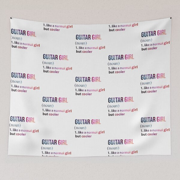 Item preview, Guitar Girl like a normal Girl but cooler galaxy designed and sold by jentochicken.
